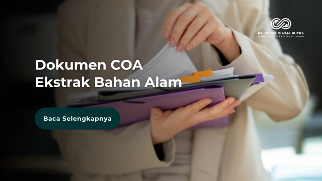 Feat Image Dokumen COA Ekstrak Bahan Alam
